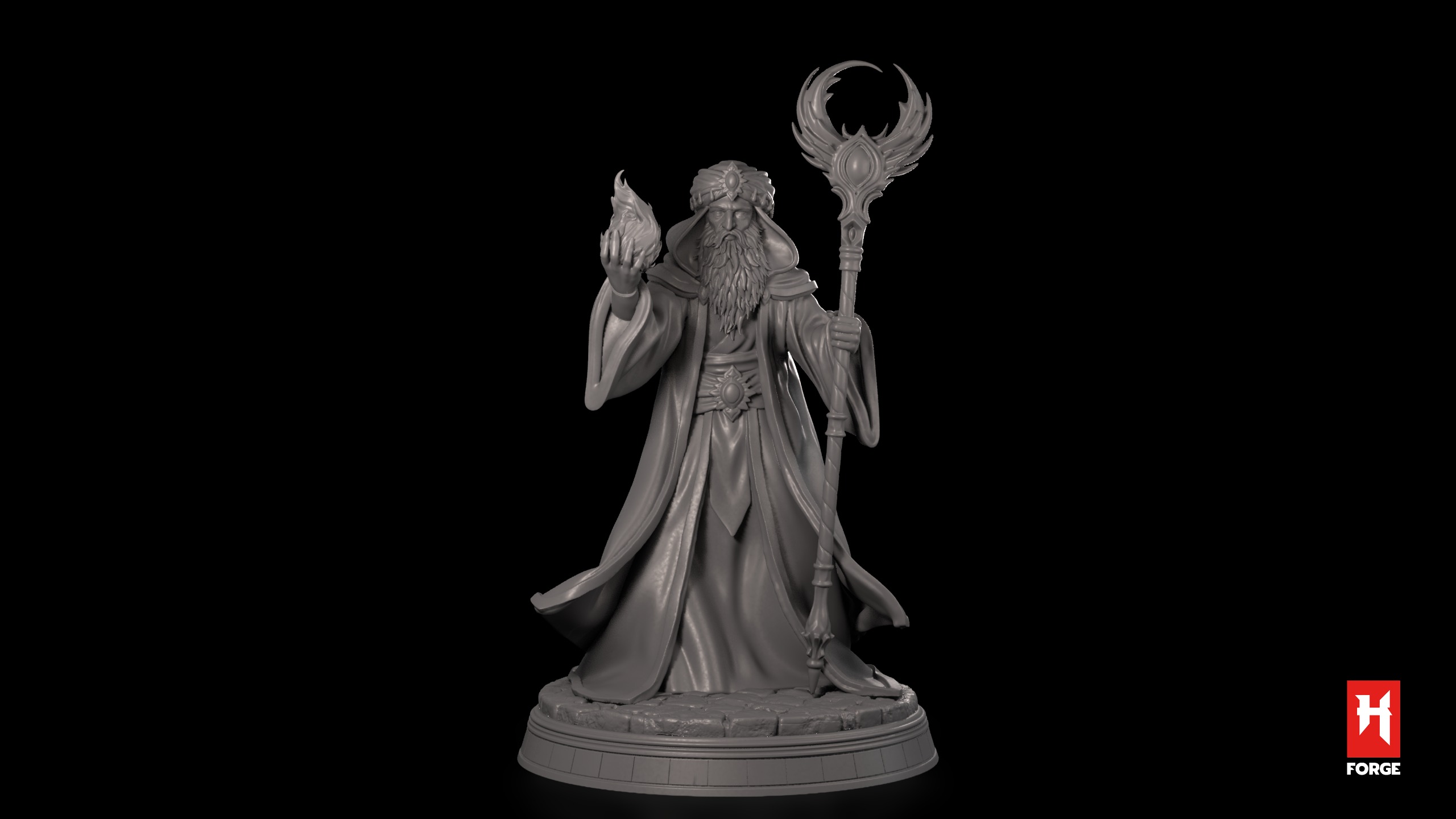 Human Wizard — HFORGE studio render